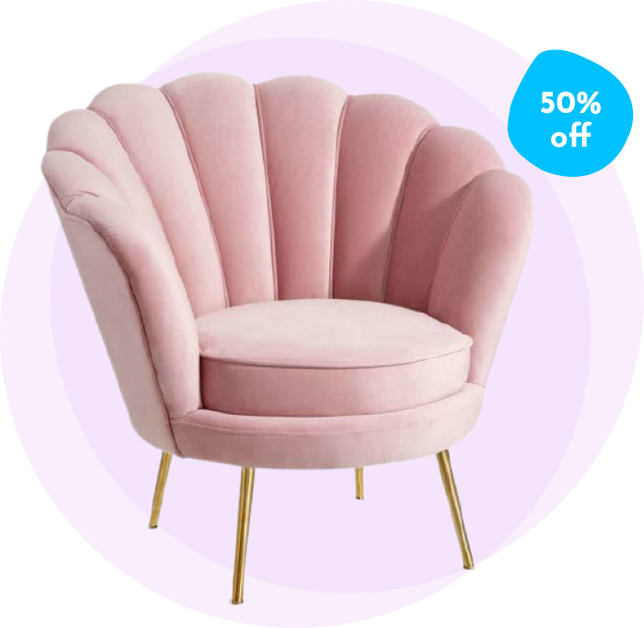 Pink Sofa Chair